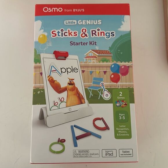 Osmo Little Genius Sticks and Rings Starter Kit with Base and Reflector - Picture 1 of 6